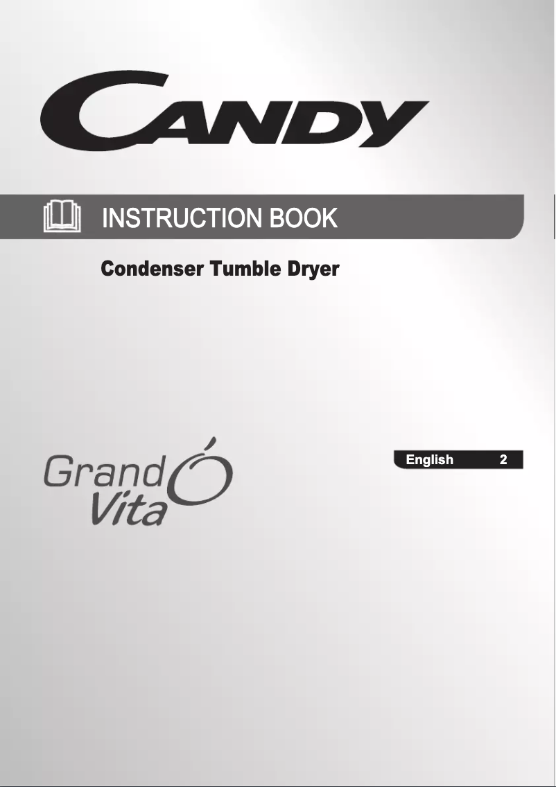 Page 1 de la notice Manuel utilisateur Candy GVC D91CB-80