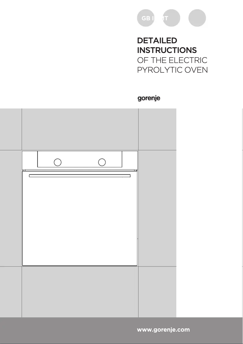 Image de la première page du manuel de l'appareil BOP747S32X