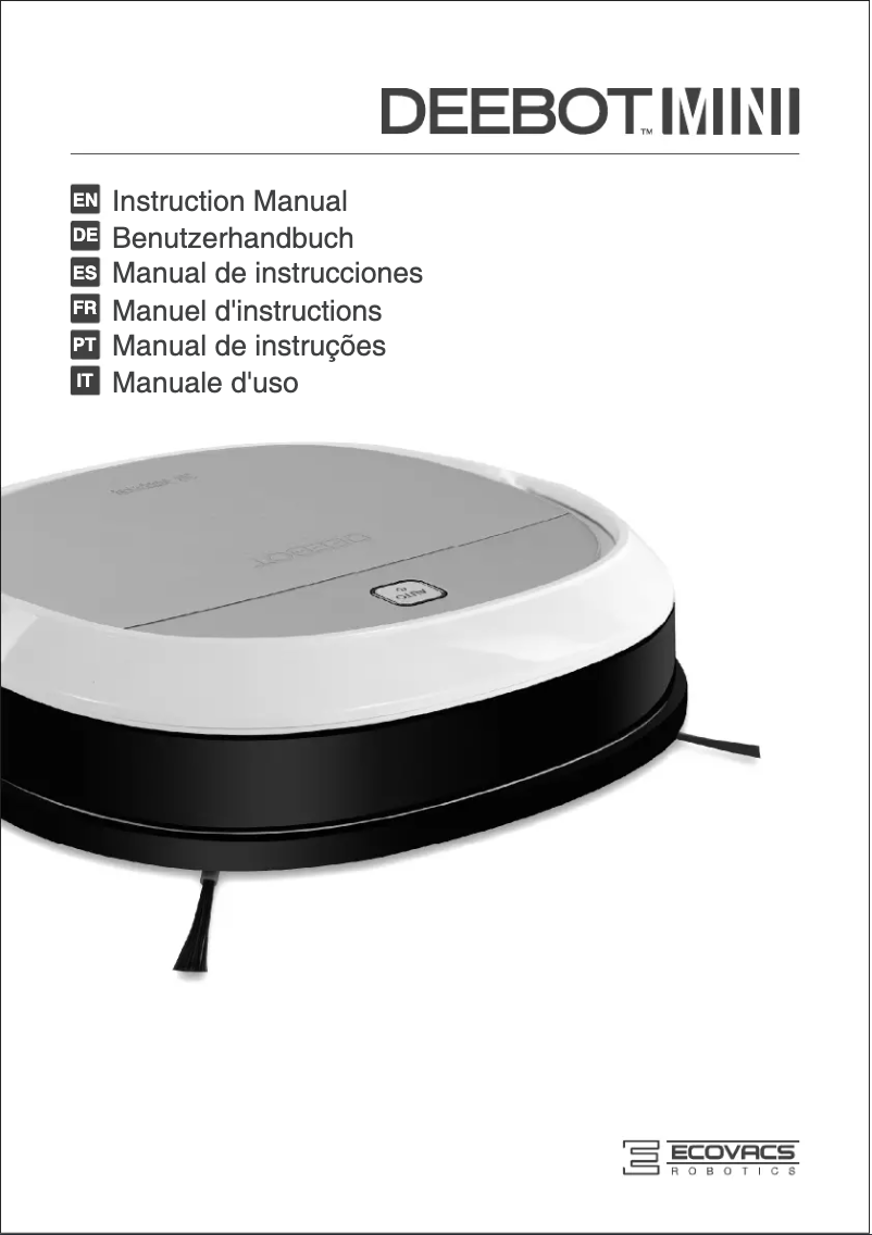 Image de la première page du manuel de l'appareil DEEBOT MINI