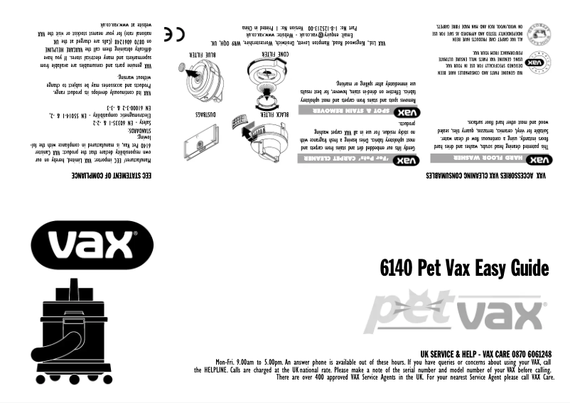 Página 1 del manual Manual de usuario Vax 6140 E