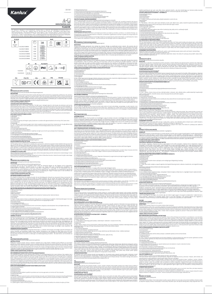 Página 1 del manual Manual de usuario Kanlux FL AGOR/A LED 200W NW
