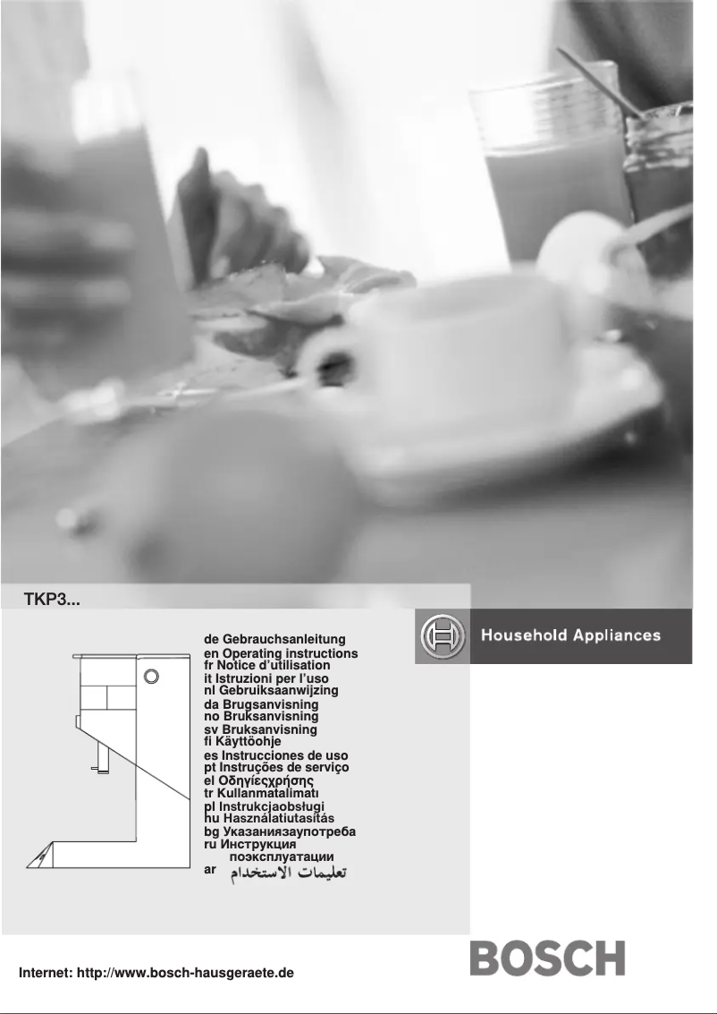 Page n°1 - Manuel utilisateur Bosch TKP3023FR