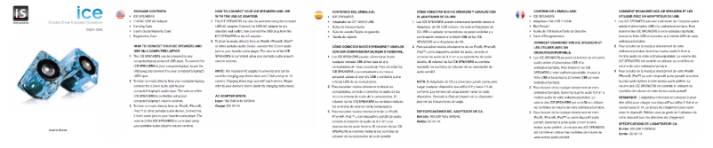 Page 1 de la notice Manuel utilisateur i.Sound DGUN-2526