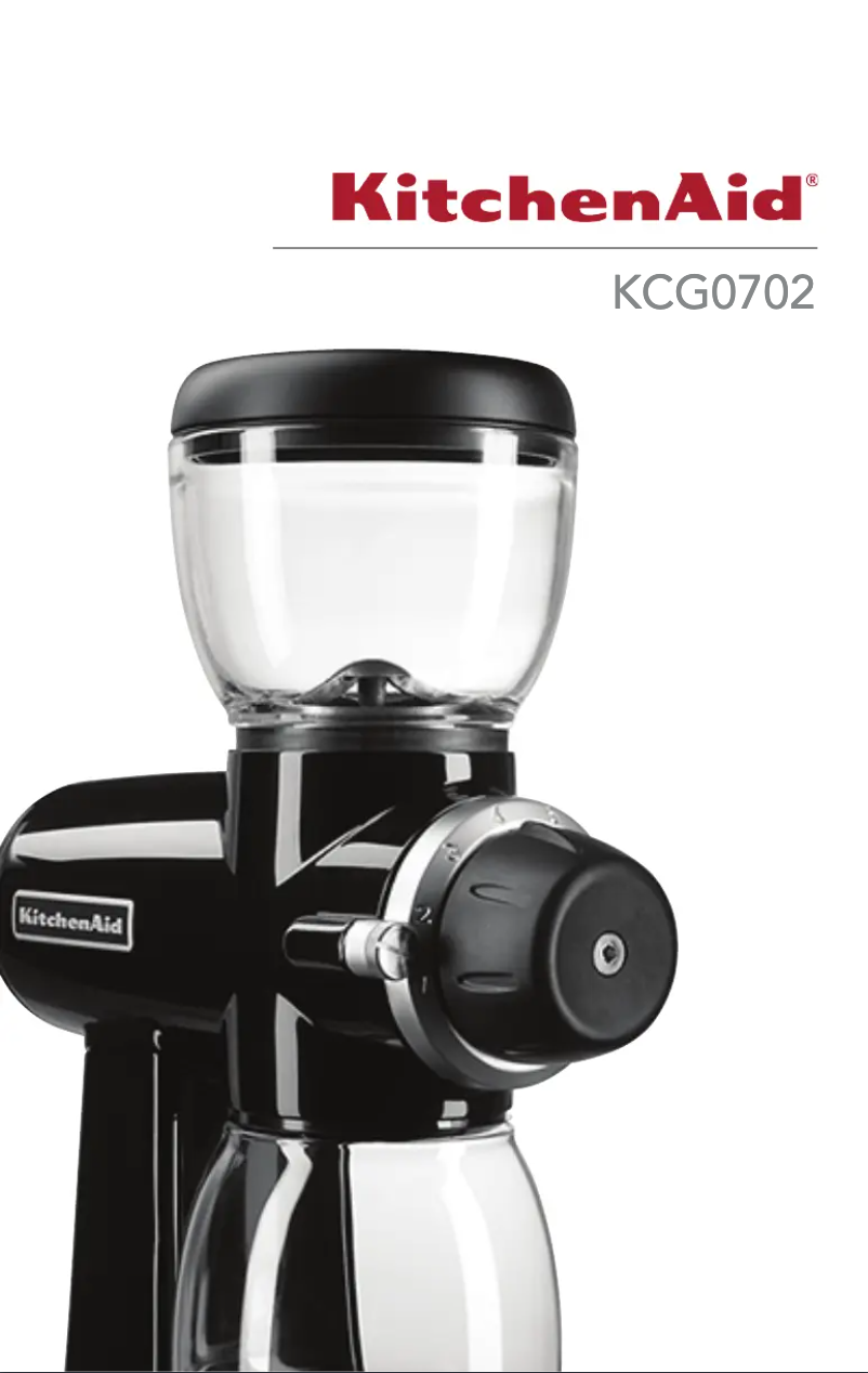 Page 1 de la notice Manuel d'utilisation et d'entretien KitchenAid 5KCG0702