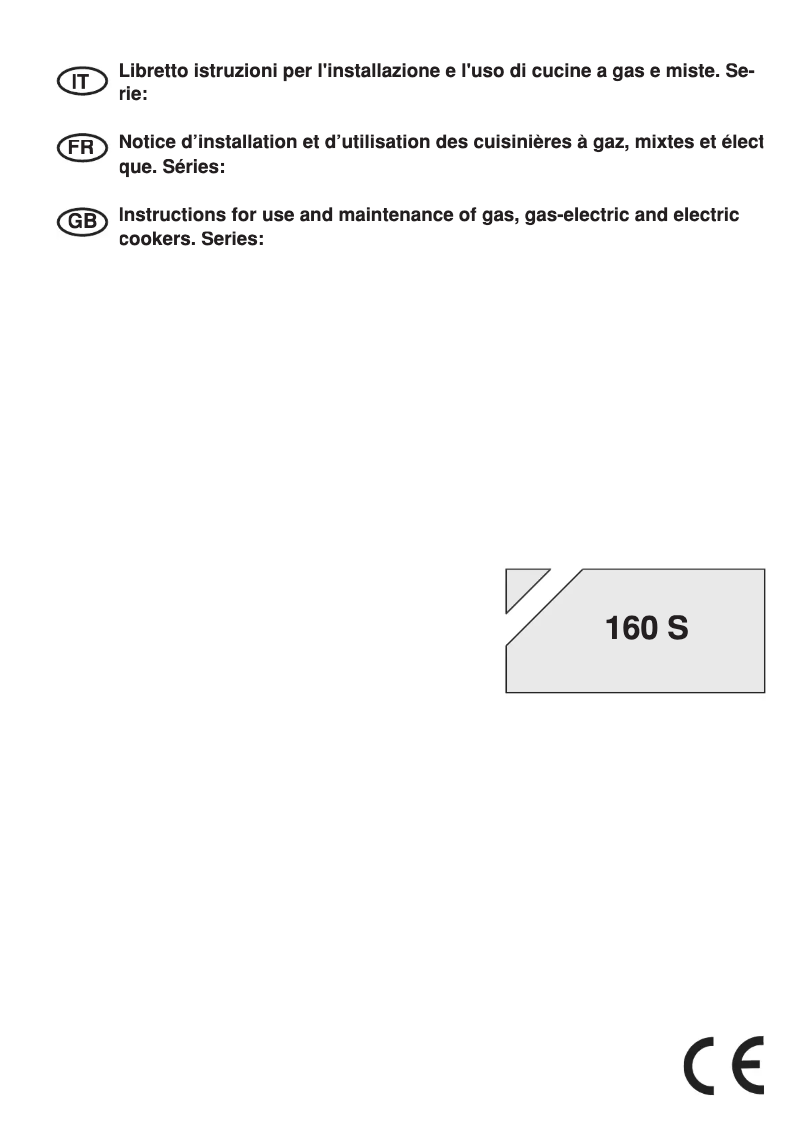 Page n°1 - Manuel utilisateur Bompani BO683SC/N