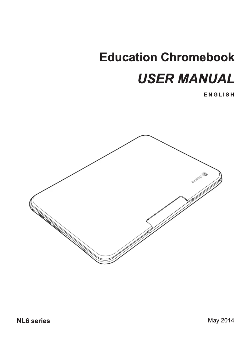 Page n°1 - Manuel utilisateur CTL Chromebook NL6