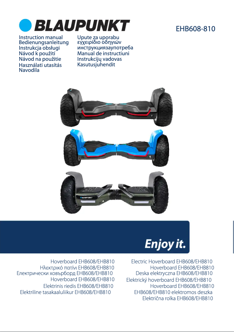 Page 1 de la notice Mode d'emploi Blaupunkt EHB608
