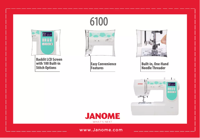 Image de la première page du manuel de l'appareil 6100