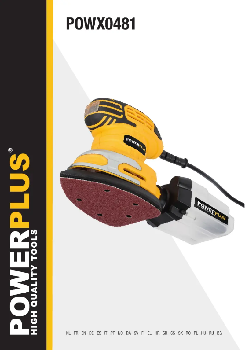 Page n°1 - Manuel utilisateur PowerPlus POWX0481