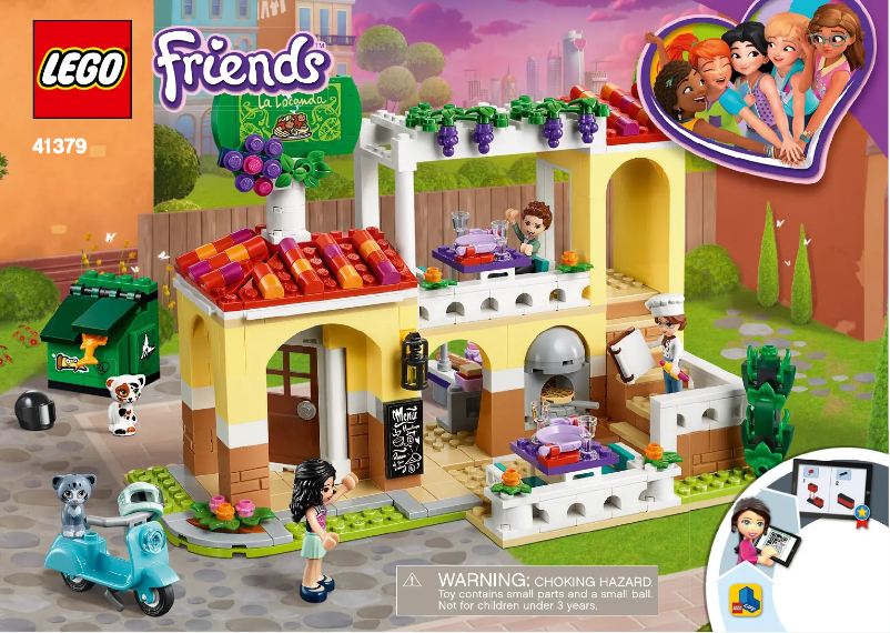 Page 1 de la notice Manuel utilisateur Lego Friends 41379