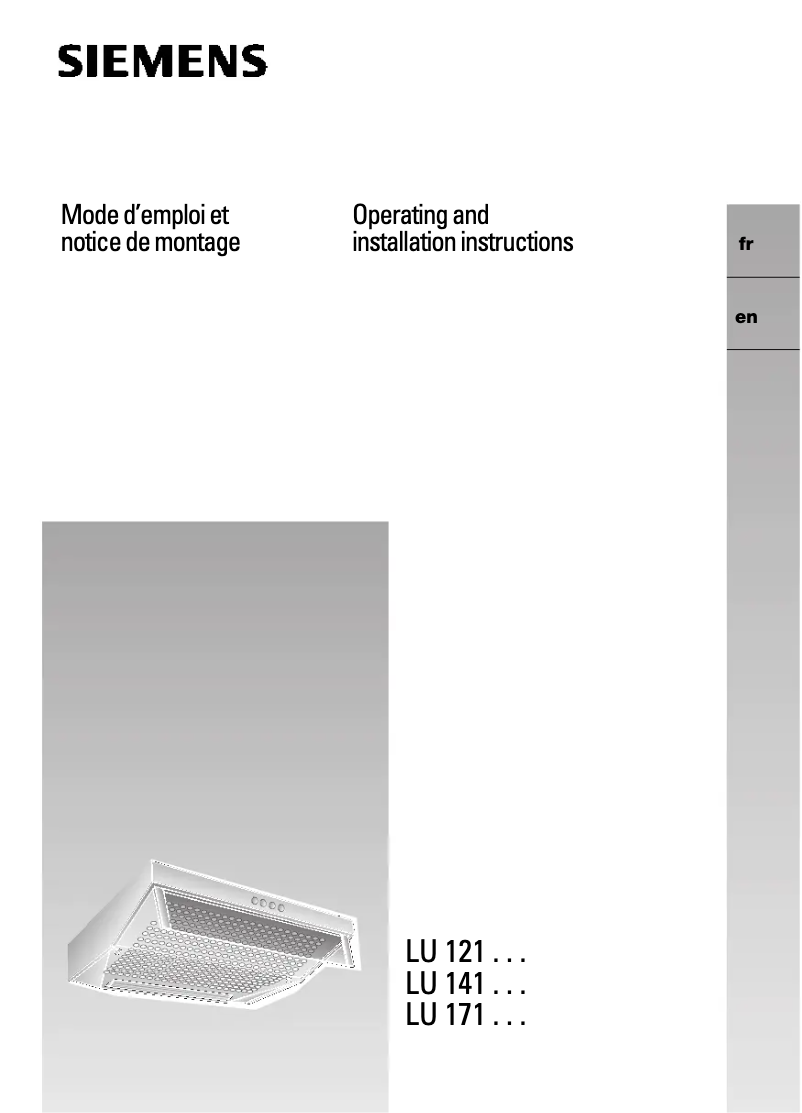 Página 1 del manual Manual de instrucciones Siemens LU14122FF