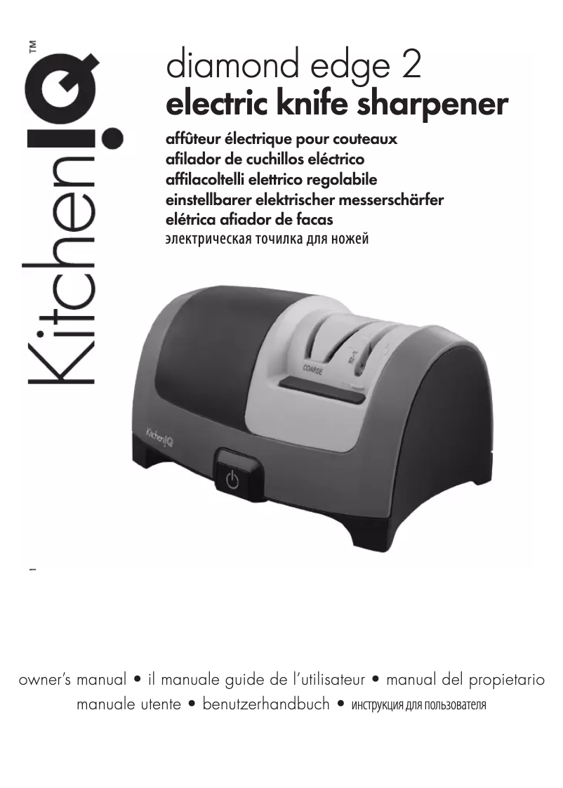 Page n°1 - Manuel utilisateur KitchenIQ Diamond Edge 2