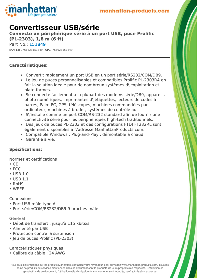 Image de la première page du manuel de l'appareil 151849