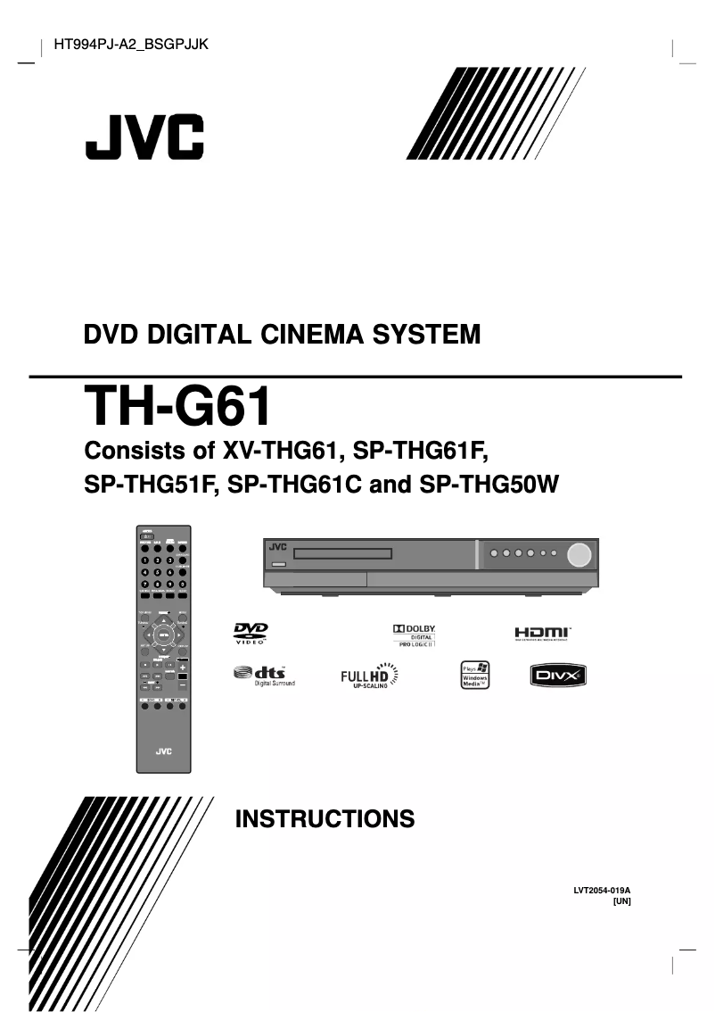 Page 1 of the manual User Manual LG TH-G61UN