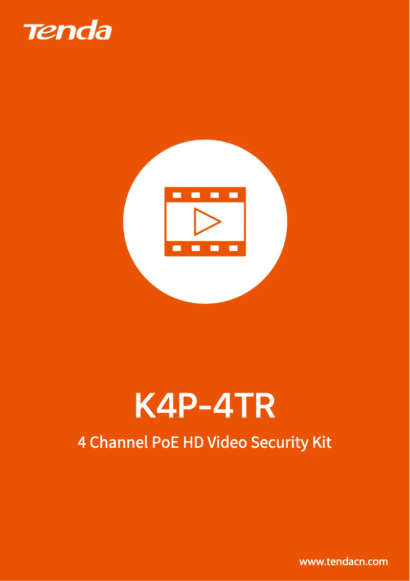 Image de la première page du manuel de l'appareil K4P-4TR