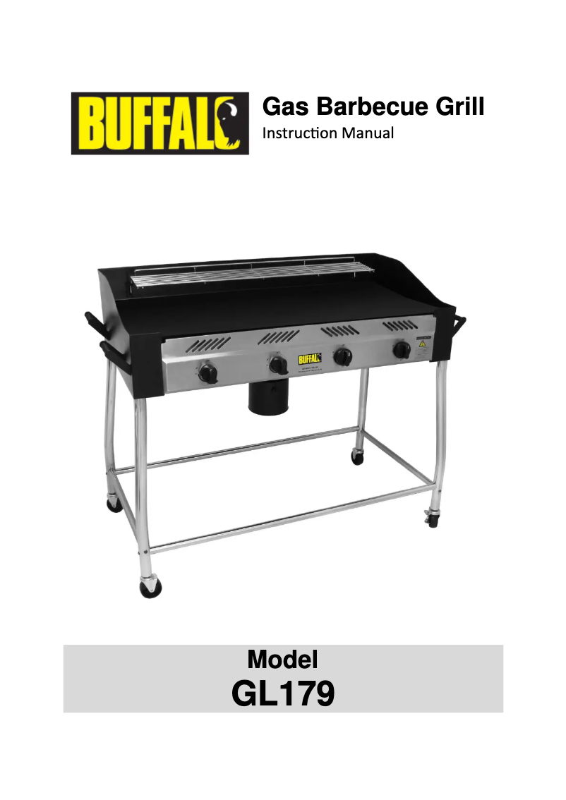 Image de la première page du manuel de l'appareil GL179