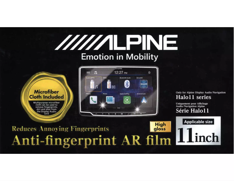 Page 1 de la notice Manuel utilisateur Alpine KTX-HF11