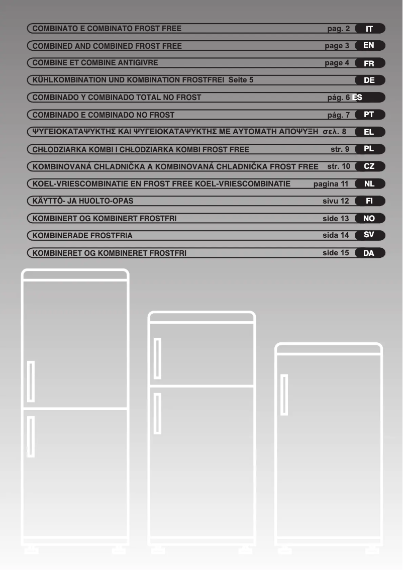 Page 1 de la notice Manuel utilisateur Hoover HCF 5190A