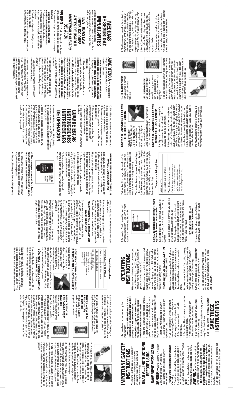 Imagen de la primera página del manual del dispositivo CB522