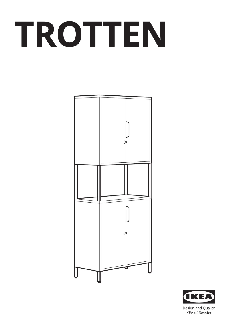 Imagen de la primera página del manual del dispositivo TROTTEN 404.748.36
