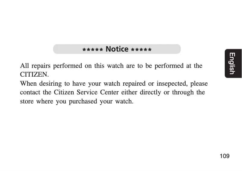 Page 1 de la notice Manuel utilisateur Citizen CAL H380