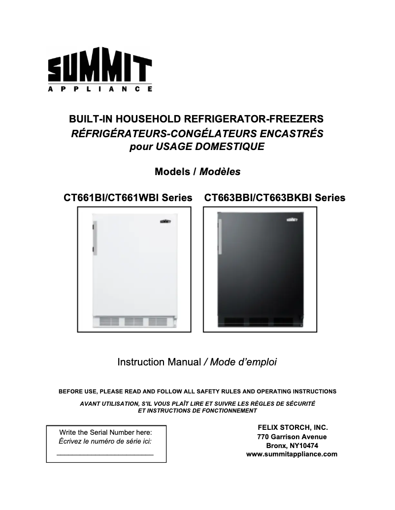 Image de la première page du manuel de l'appareil CT661