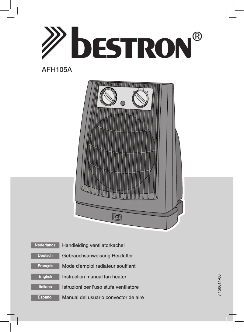 Image de la première page du manuel de l'appareil AFH105A