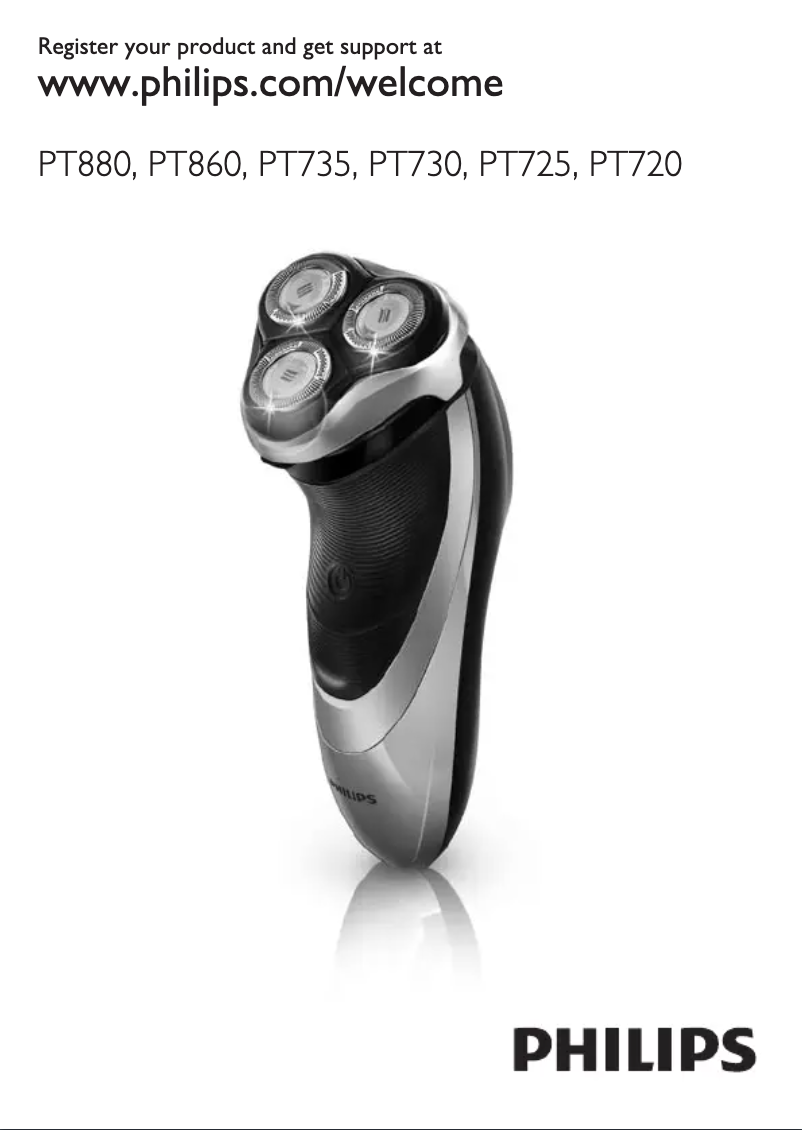 Page 1 de la notice Manuel utilisateur Philips PowerTouch Plus PT880