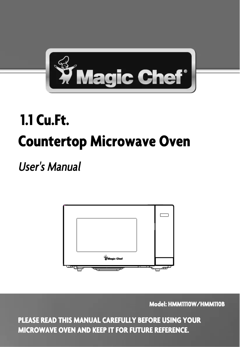 Image de la première page du manuel de l'appareil HMM1110W