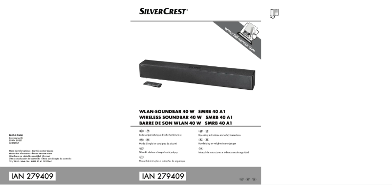 Image de la première page du manuel de l'appareil SMRB 40 A1