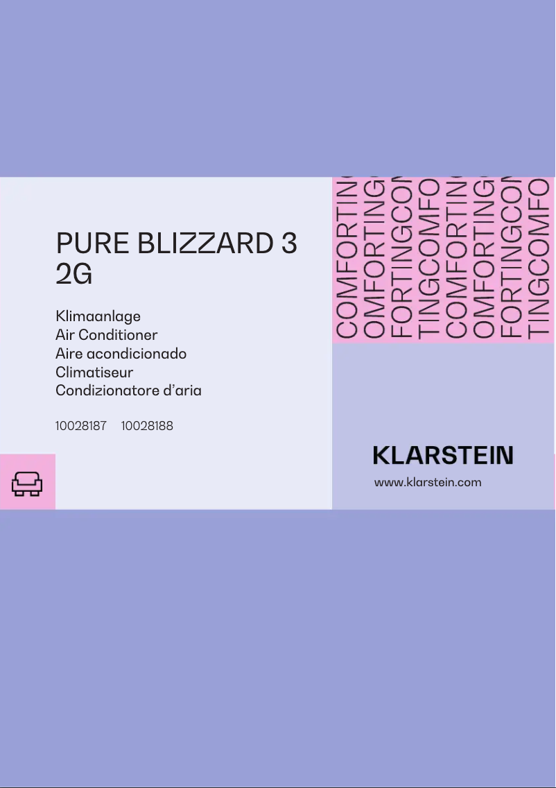 Image de la première page du manuel de l'appareil Pure Blizzard 3 2G