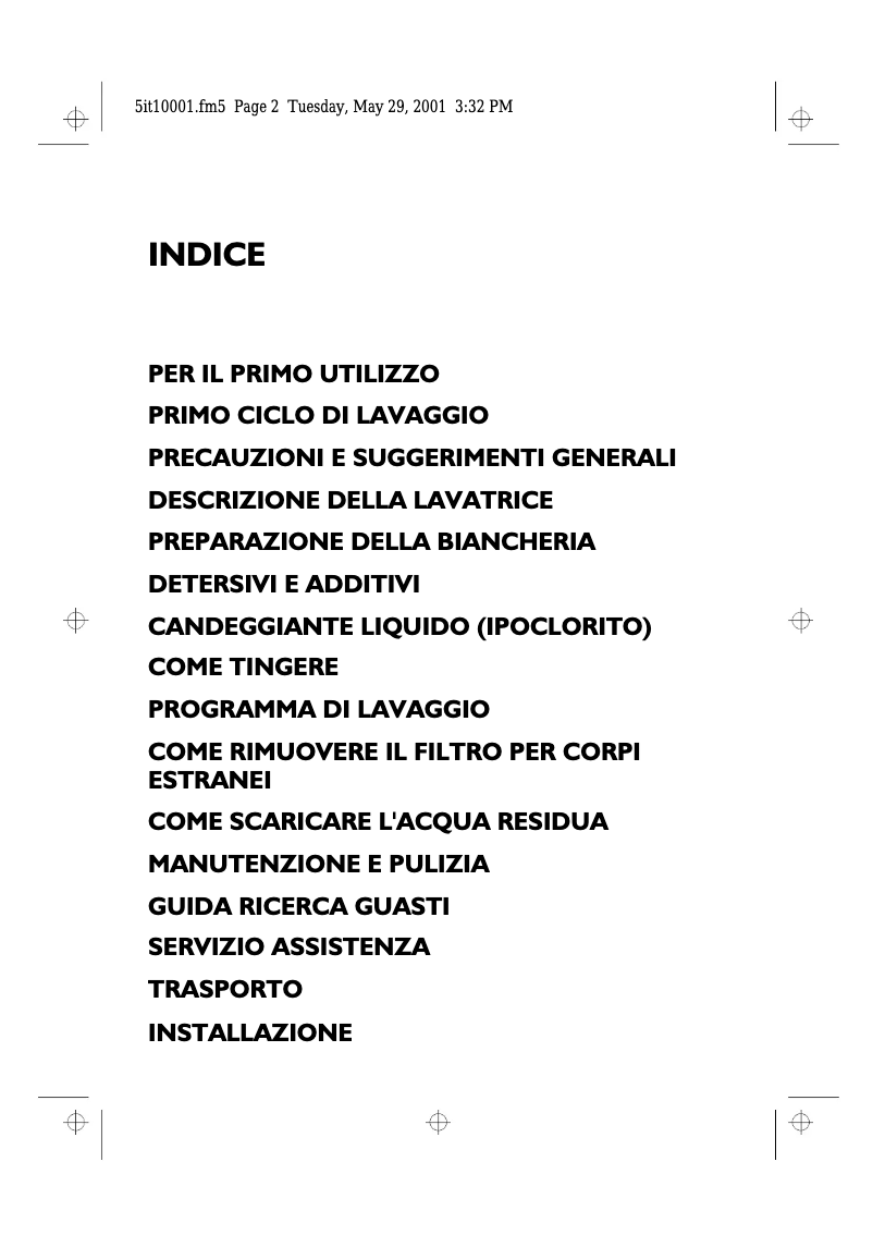 Image de la première page du manuel de l'appareil LO A60