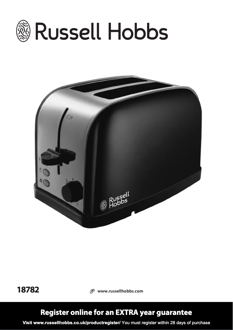 Page 1 de la notice Manuel utilisateur Russell Hobbs Dorchester 18783