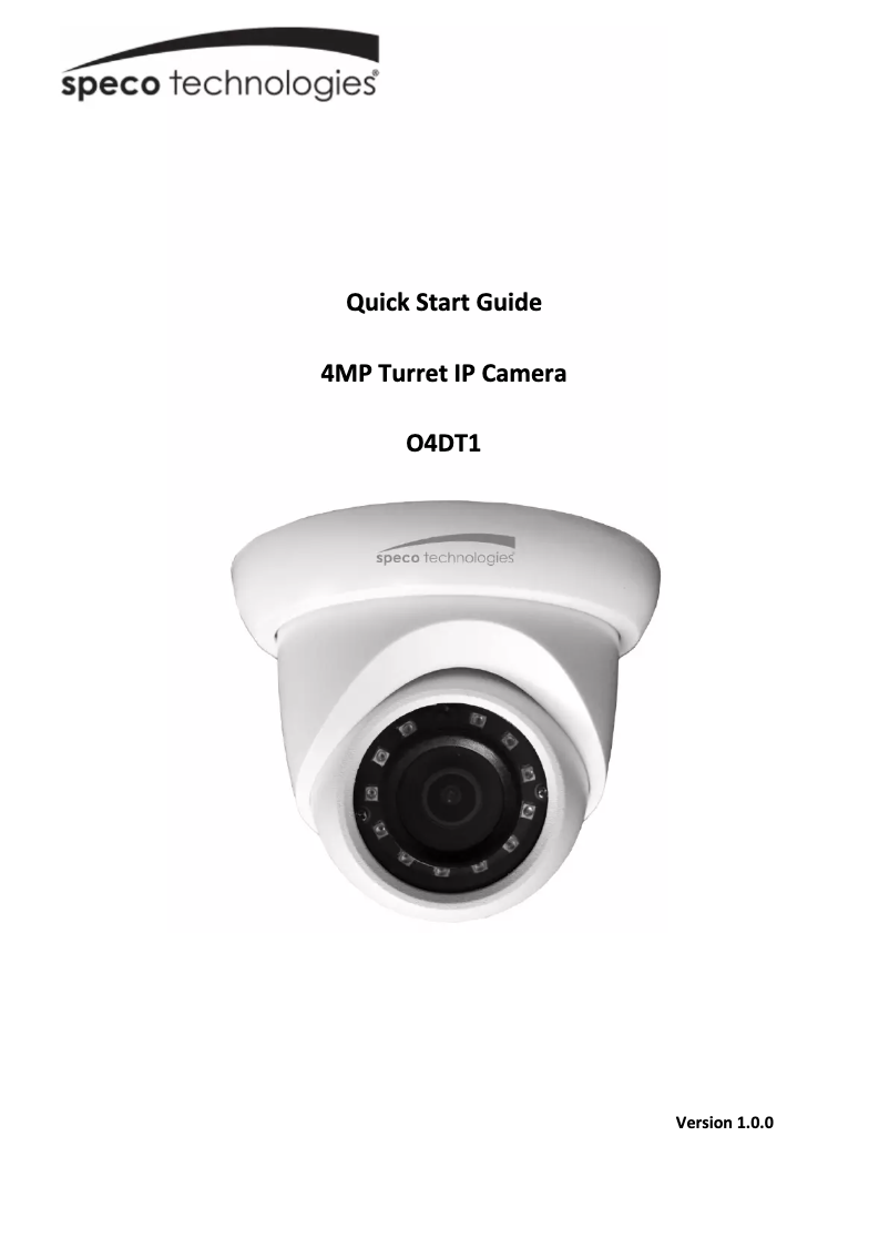 Image de la première page du manuel de l'appareil O4DT1