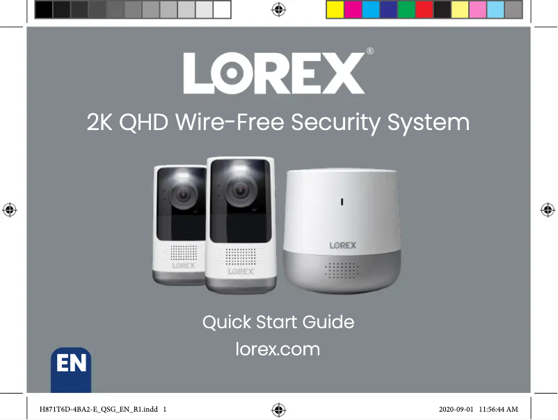 Image de la première page du manuel de l'appareil H871T6D-4BA2-E