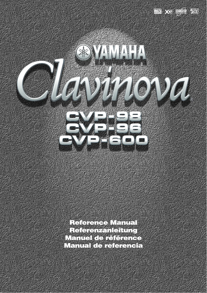 Page 1 de la notice Manuel utilisateur Yamaha Clavinova CVP-96
