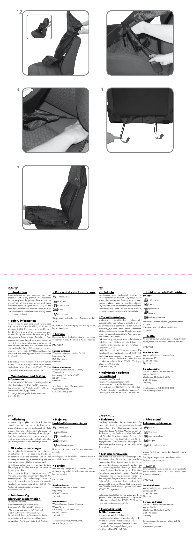 Page n°1 - Manuel utilisateur Ultimate Speed IAN 79202