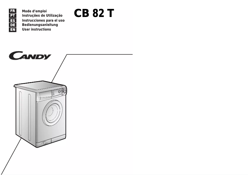 Page 1 de la notice Manuel utilisateur Candy LB CB 82 T