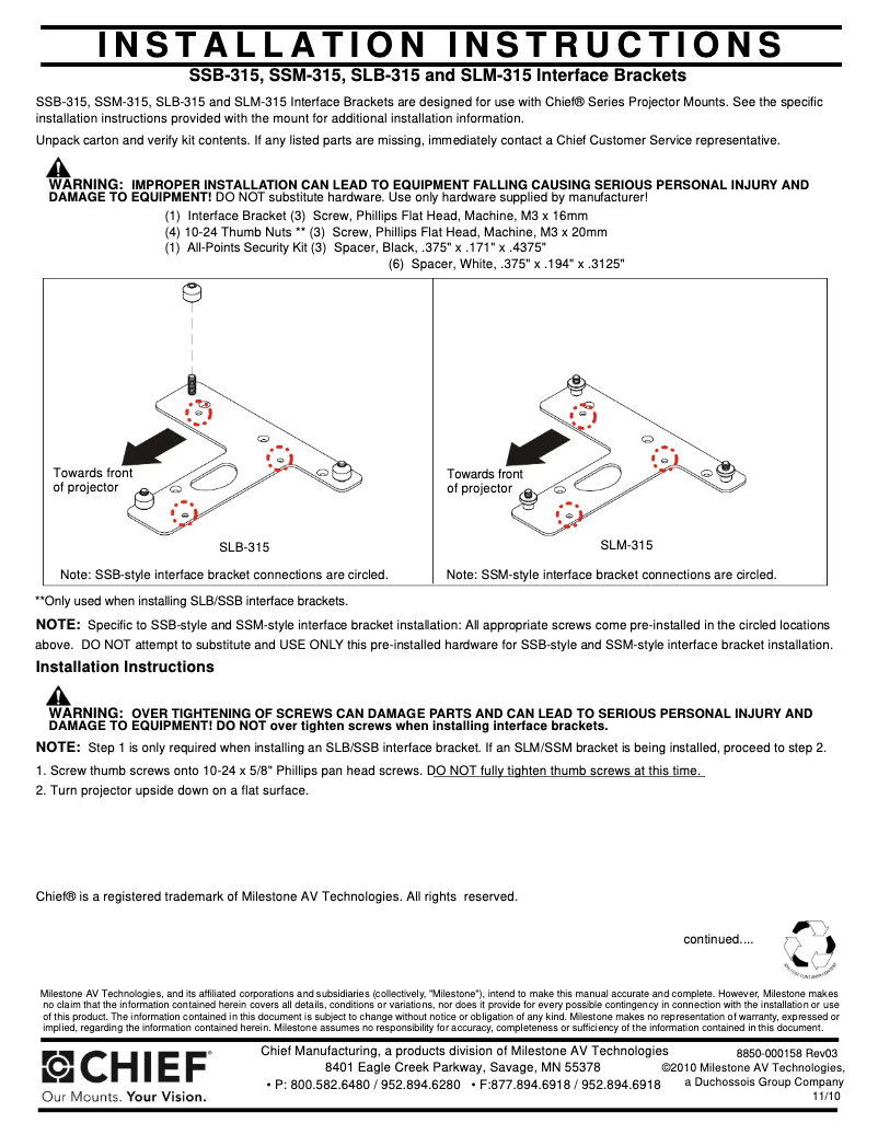 Image de la première page du manuel de l'appareil RSA315