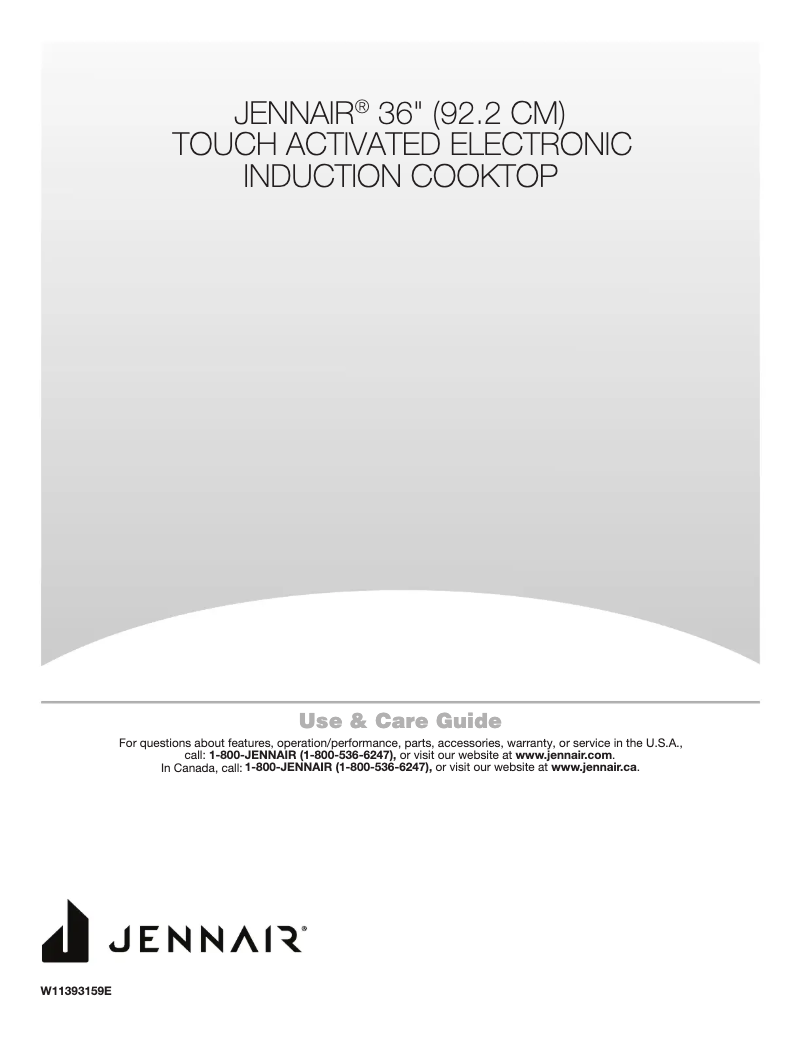 Page n°1 - Manuel utilisateur Jenn-Air JIC4536KS