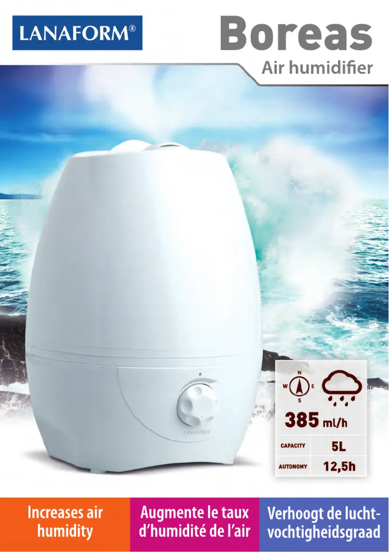 Página 1 del manual Manual de usuario Lanaform Boreas