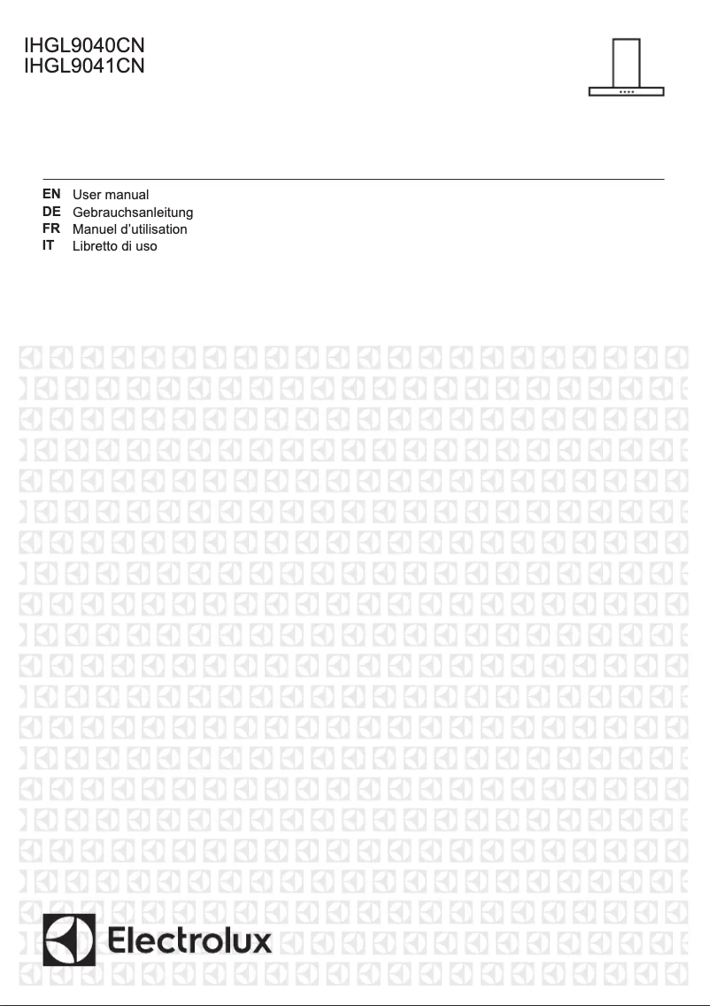 Page 1 de la notice Manuel utilisateur Electrolux IHGL9041CN