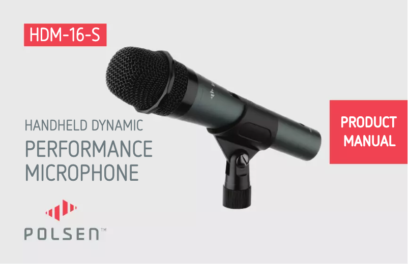 Page 1 de la notice Manuel utilisateur Polsen HDM-16-S