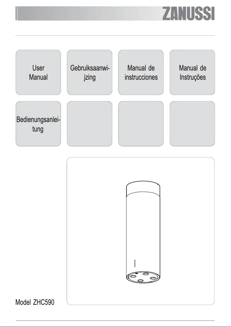 Página 1 del manual Manual de usuario Zanussi ZHC 590