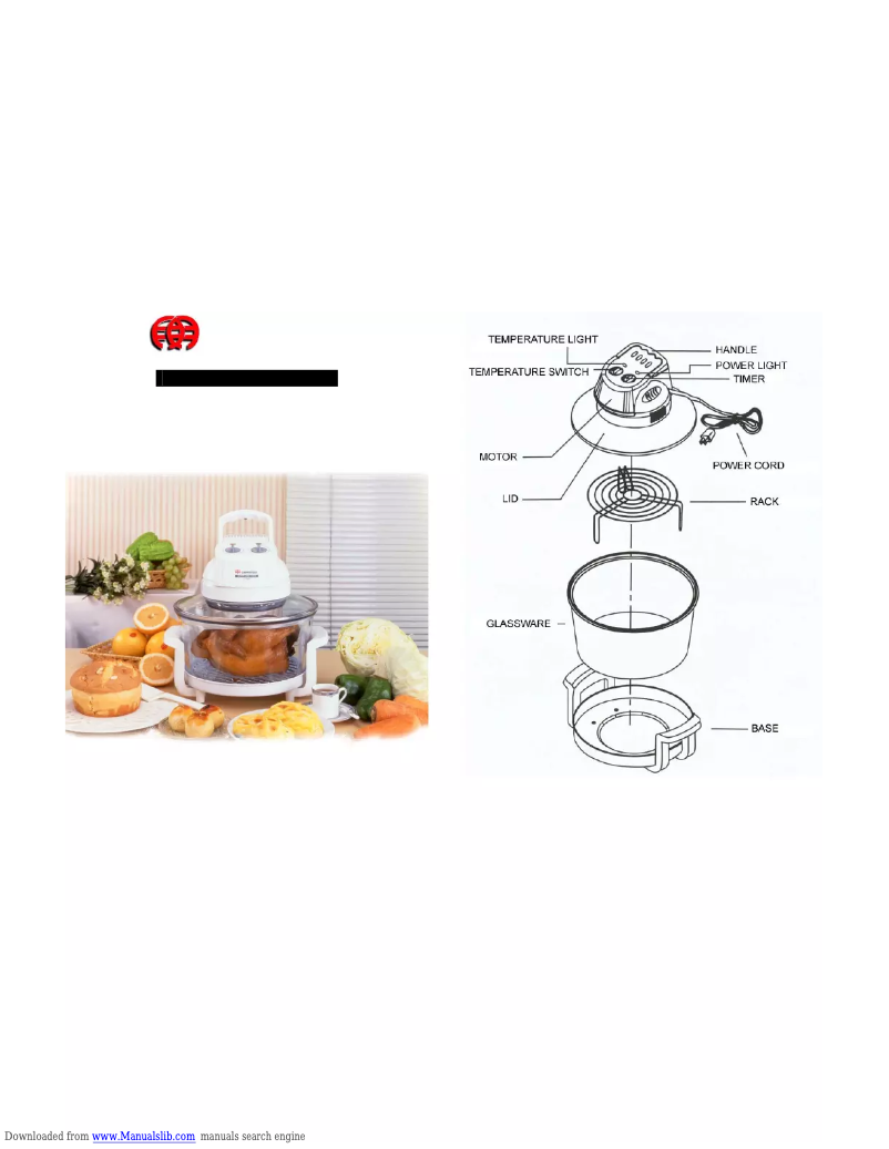 Page 1 de la notice Manuel utilisateur Sunpentown SO-2000