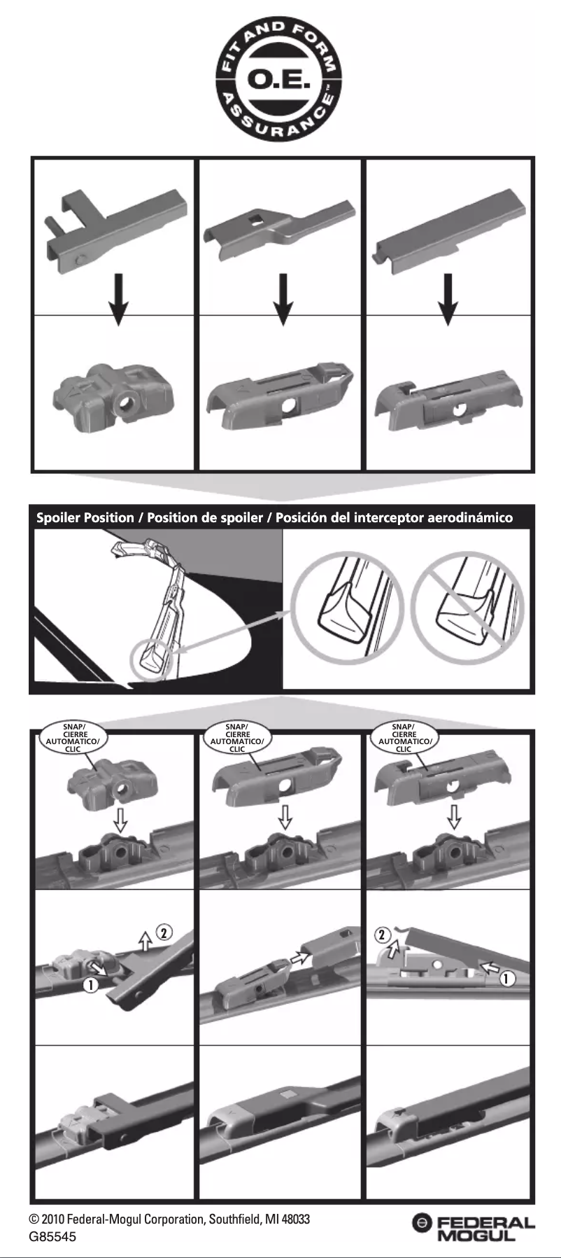 Page 1 de la notice Manuel utilisateur ANCO Profile