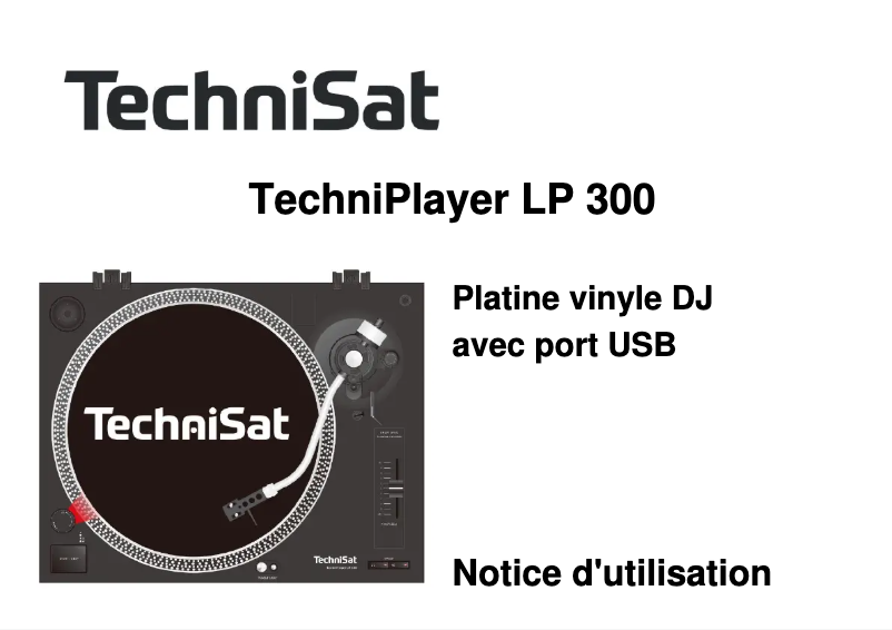 Image de la première page du manuel de l'appareil TechniPlayer LP 300
