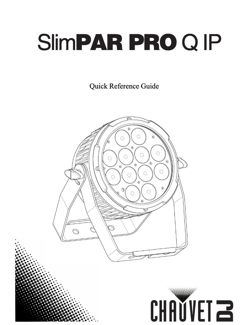 Page n°1 - Manuel utilisateur Chauvet SlimPAR Pro Q IP