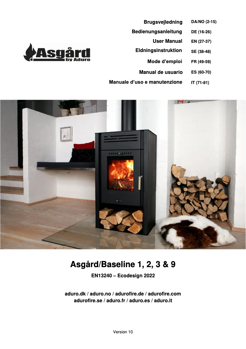 Image de la première page du manuel de l'appareil Asgard 3