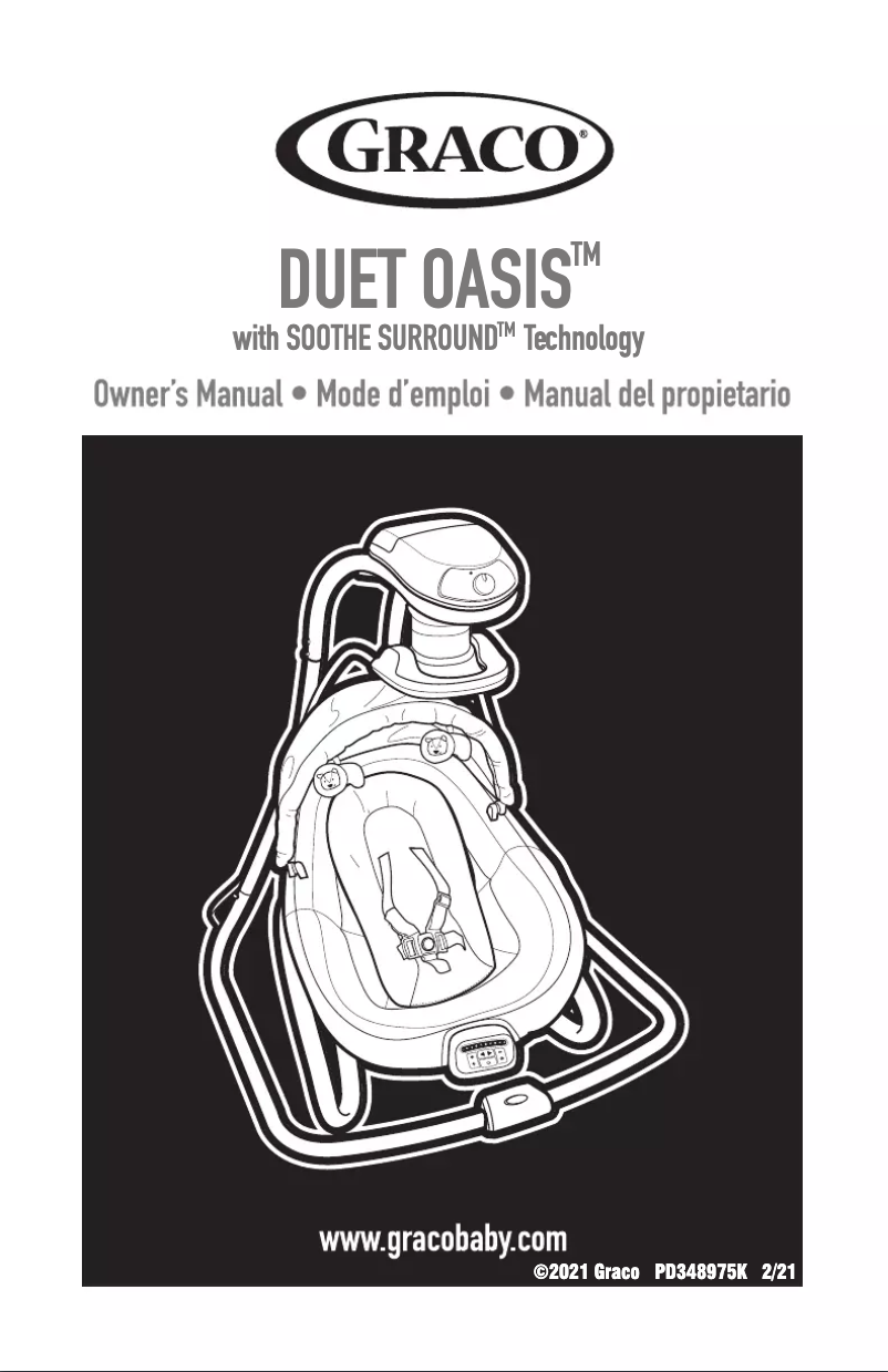 Image de la première page du manuel de l'appareil Duet Oasis